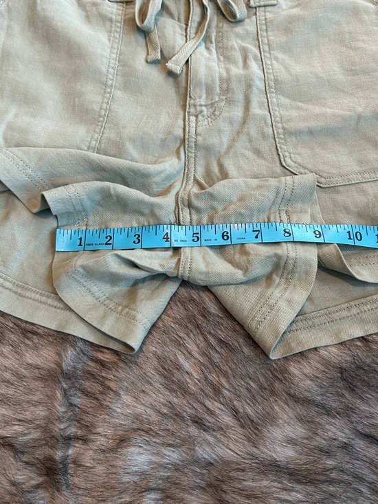 NWT American Eagle Dreamy Drape Linen-Blend Carpenter Short Size 16 High Waisted - Picture 6 of 10